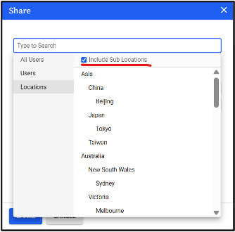 Easily Share Reports Across Sub-locations